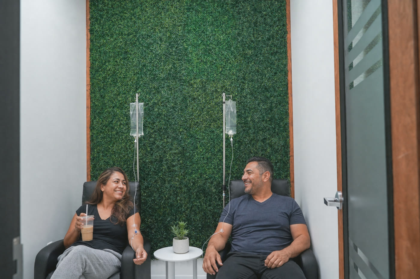 IV infusion therapy for hydration and energy